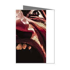 Scary Man Closeup Portrait Illustration Mini Greeting Cards (pkg Of 8) by dflcprintsclothing