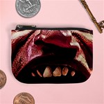 Scary Man Closeup Portrait Illustration Mini Coin Purse Front