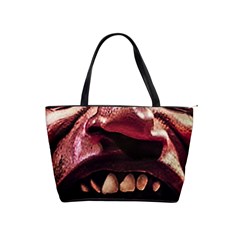 Scary Man Closeup Portrait Illustration Classic Shoulder Handbag by dflcprintsclothing