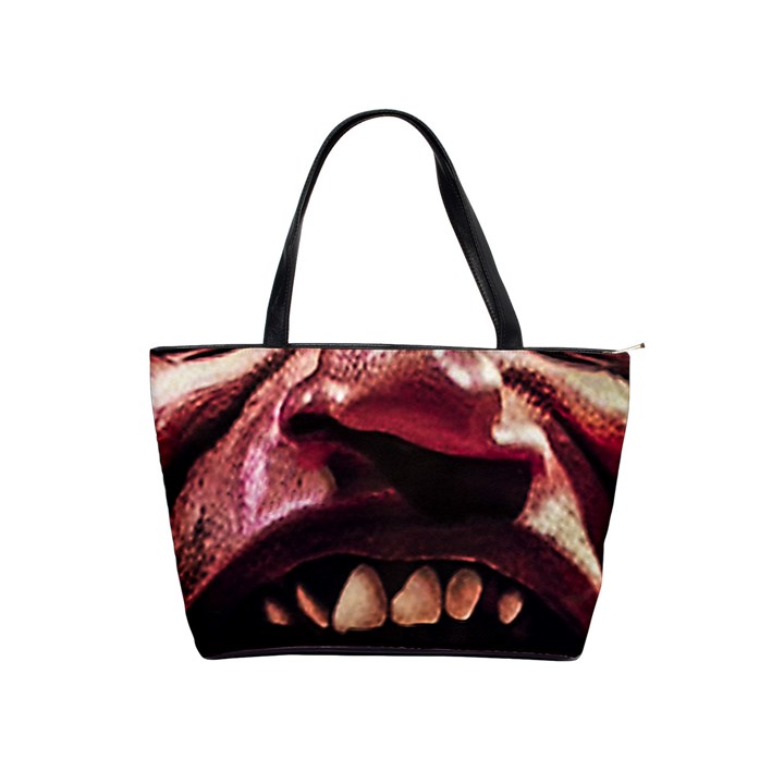 Scary Man Closeup Portrait Illustration Classic Shoulder Handbag