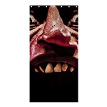 Scary Man Closeup Portrait Illustration Shower Curtain 36  x 72  (Stall)  Curtain(36 X72 ) - 33.26 x66.24  Curtain(36 X72 )