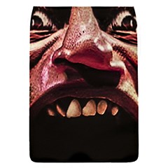 Scary Man Closeup Portrait Illustration Removable Flap Cover (s) by dflcprintsclothing