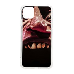 Scary Man Closeup Portrait Illustration Iphone 11 Pro Max 6 5 Inch Tpu Uv Print Case by dflcprintsclothing