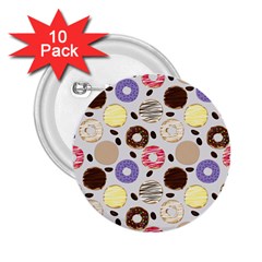 Donuts! 2 25  Buttons (10 Pack)  by fructosebat