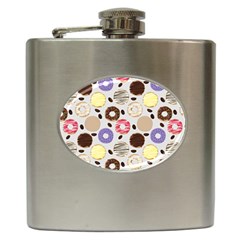 Donuts! Hip Flask (6 Oz) by fructosebat