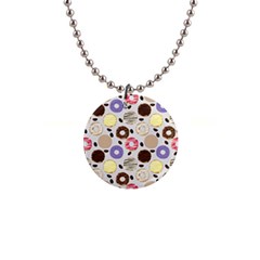 Donuts! 1  Button Necklace by fructosebat