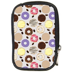 Donuts! Compact Camera Leather Case by fructosebat