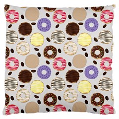 Donuts! Standard Premium Plush Fleece Cushion Case (two Sides) by fructosebat