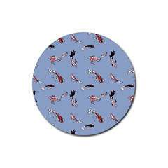 Koi! Rubber Round Coaster (4 Pack)