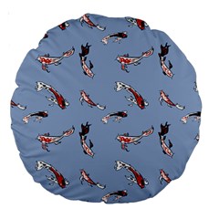 Koi! Large 18  Premium Round Cushions