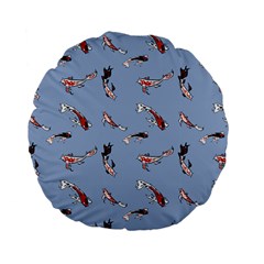 Koi! Standard 15  Premium Flano Round Cushions