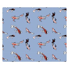 Koi! Premium Plush Fleece Blanket (small) by fructosebat