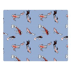 Koi! One Side Premium Plush Fleece Blanket (large)