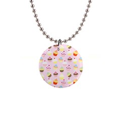 Cupcakes! 1  Button Necklace by fructosebat