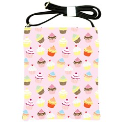 Cupcakes! Shoulder Sling Bag by fructosebat