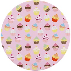 Cupcakes! Uv Print Round Tile Coaster by fructosebat