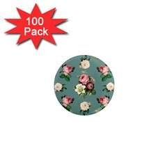 Victorian Floral 1  Mini Magnets (100 Pack)  by fructosebat