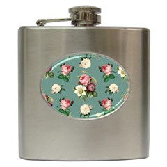 Victorian Floral Hip Flask (6 Oz) by fructosebat