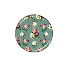 Victorian Floral Hat Clip Ball Marker (4 Pack) by fructosebat