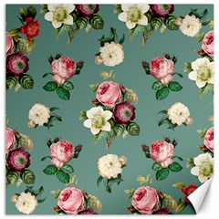 Victorian Floral Canvas 20  X 20  by fructosebat