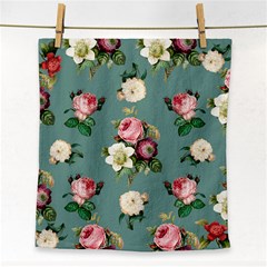 Victorian Floral Face Towel by fructosebat