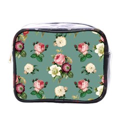 Victorian Floral Mini Toiletries Bag (one Side) by fructosebat