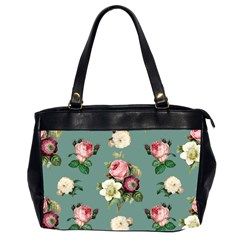 Victorian Floral Oversize Office Handbag (2 Sides) by fructosebat