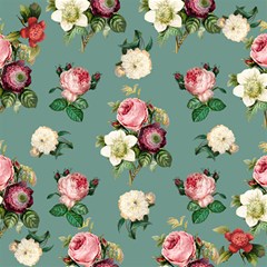 Victorian Floral Play Mat (square) by fructosebat