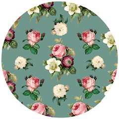 Victorian Floral Wooden Puzzle Round by fructosebat