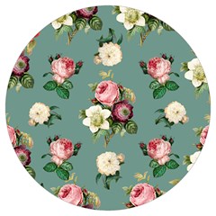 Victorian Floral Round Trivet by fructosebat