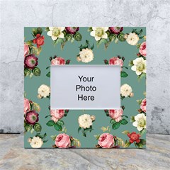 Victorian Floral White Box Photo Frame 4  X 6  by fructosebat