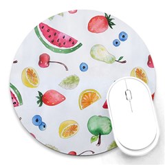 Fruit! Round Mousepad by fructosebat