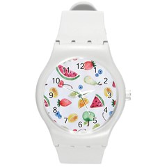 Fruit! Round Plastic Sport Watch (m) by fructosebat