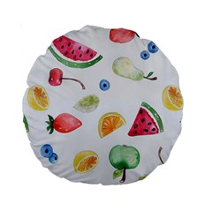 Fruit! Standard 15  Premium Round Cushions by fructosebat