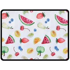 Fruit! Fleece Blanket (large) by fructosebat