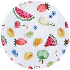 Fruit! Wooden Puzzle Round by fructosebat