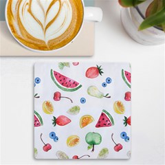 Fruit! Uv Print Square Tile Coaster  by fructosebat