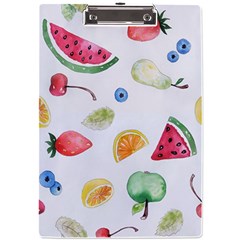 Fruit! A4 Acrylic Clipboard by fructosebat