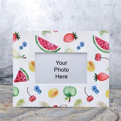 Fruit! White Tabletop Photo Frame 4 x6  by fructosebat