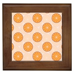 Orange Slices! Framed Tile by fructosebat