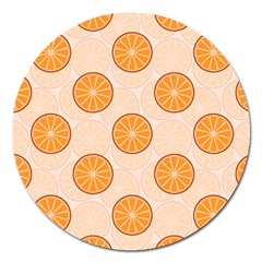 Orange Slices! Magnet 5  (round) by fructosebat