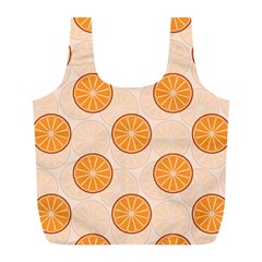 Orange Slices! Full Print Recycle Bag (l) by fructosebat