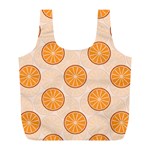 Orange Slices! Full Print Recycle Bag (L) Front