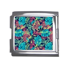 Neon Leaves Mega Link Italian Charm (18mm) by fructosebat