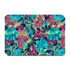 Neon Leaves Plate Mats by fructosebat