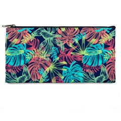 Neon Leaves Pencil Case by fructosebat