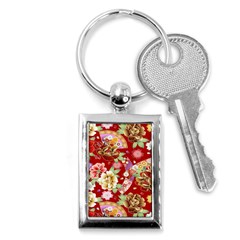 Japanese Fans Key Chain (rectangle) by fructosebat