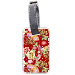 Japanese Fans Luggage Tag (one Side) by fructosebat