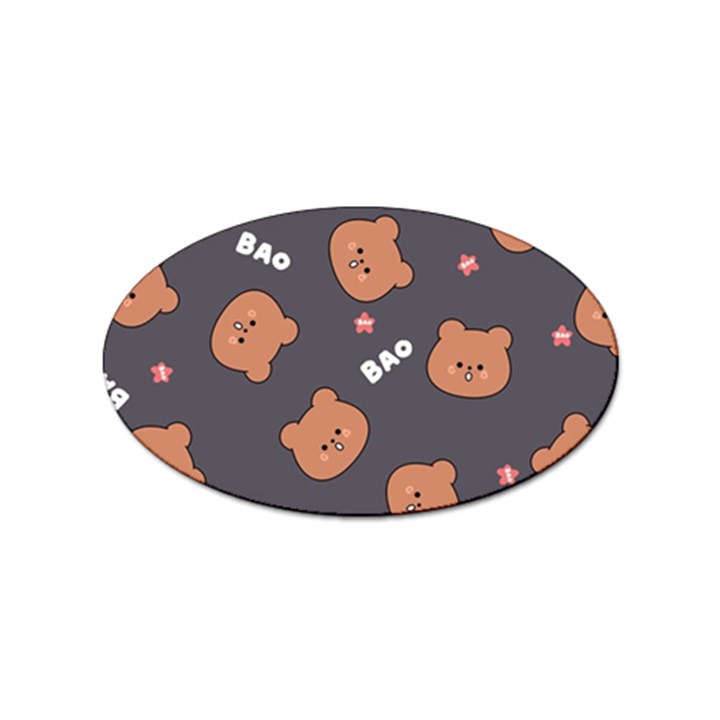 Bears! Sticker (Oval)