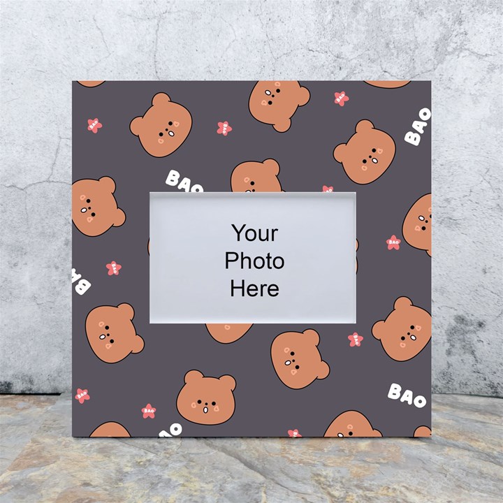 Bears! White Box Photo Frame 4  x 6 